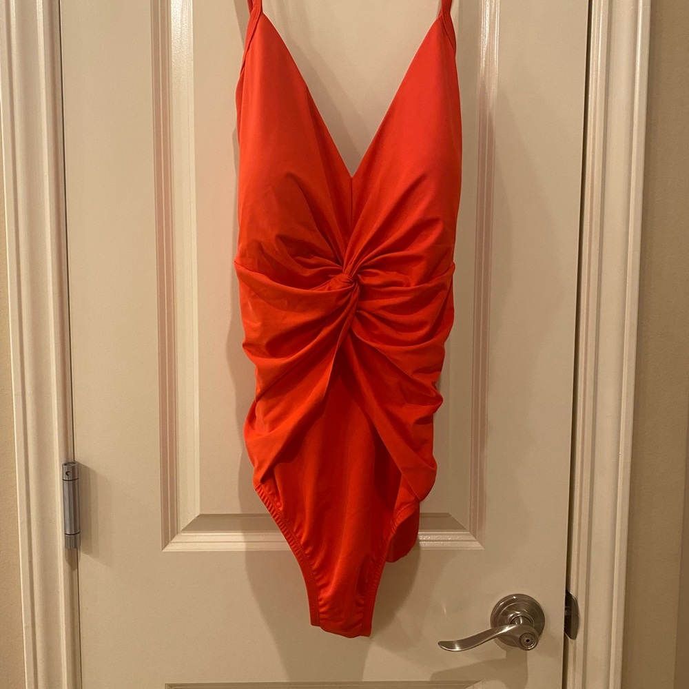 SALE!! Gorgeous Red One-Piece Women’s Swimsuit! 2X